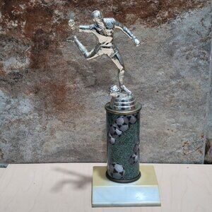Vintage Youth Soccer Trophy Sports Award Marble Base